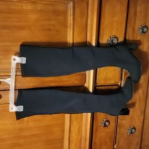 Pazzo Preferred thigh high black neoprene boots, size 7.5, very SEXY!